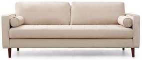 Sofá de 3 Lugares Rome – Bege – 215 x 90 x 70 cm