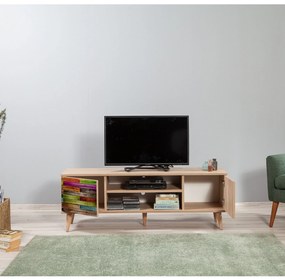 Móvel TV Truva – Carvalho Sonoma – 140x50x40 cm