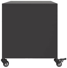 Móvel de TV 68x39x43,5 cm aço preto