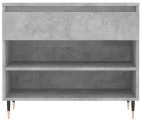 Sapateira 70x36x60 cm derivados de madeira cinzento cimento