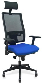 Cadeira de Escritório com Apoio para a Cabeça Horna P&c B3DR65C Azul