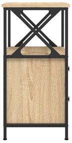 Mesa cabeceira 34x35,5x70 cm derivados madeira carvalho sonoma