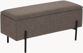 Banco de arrumação em bouclé Watford