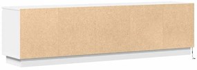 Estante de TV vidaXL com LED Branco 180x38x49 cm em Madeira Revestida