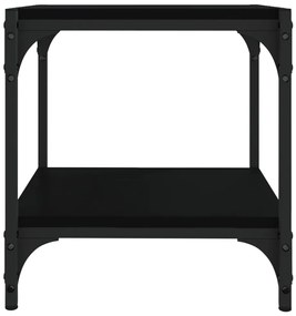 Móvel de TV 40x33x41 cm derivados de madeira e aço preto