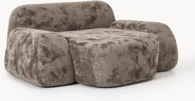 Poltrona XL em teddy-bouclé Wolke
