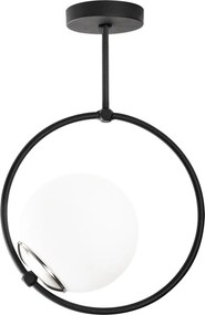 ****  
Conjunto de Candeeiro de Teto e Mesa Dolunay – Preto e Branco –