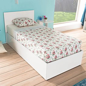 Estrutura de Cama Hidráulica/Otomana "President" - 90x190 cm - Branco