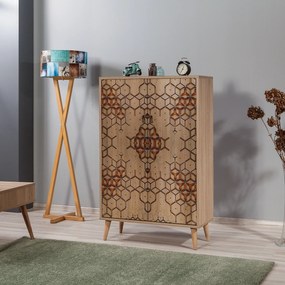 Armário Multiusos Multibox – Carvalho Sonoma – 80x127x36 cm