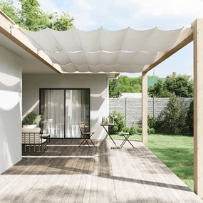 vidaXL Toldo vertical 250x270 cm tecido oxford branco
