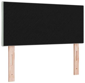 Cabeceira com design de blocos de diamante em cinza claro, 100 cm de v