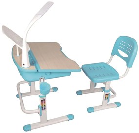 Vipack Secretária infantil ajust. Comfortline 301 +cadeira azul/branco