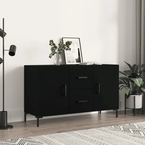 828173 vidaXL Aparador 100x36x60 cm derivados de madeira preto