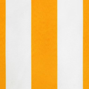 Tecido substituição p/ sanefa toldo 4,5 m riscas amarelo/branco