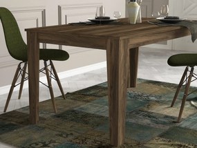 Mesa de Jantar "Costa" – 145x85x76.2 cm – Cor Noz – Design Rústico