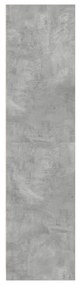 Roupeiro 100x50x200 cm derivados de madeira cinzento cimento