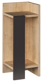 Mesa de Cabeceira Elos Right – Carvalho Antracite – 25x60x27 cm