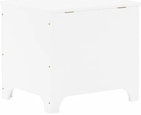 Caixa de arrumação c/ tampa RANA 60x49x54cm pinho maciço branco
