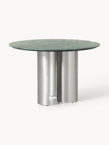 Mesa de jantar redonda com tampo em mármore Noam, Ø 120 cm