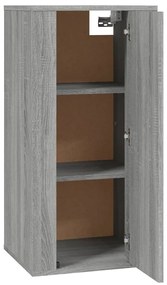 Móvel de TV de parede 40x34,5x80 cm cinzento sonoma