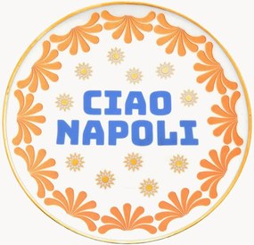 Prato de sobremesa em porcelana Napoli