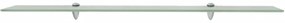 Prateleiras flutuantes 2 pcs vidro 100x10 cm 8 mm