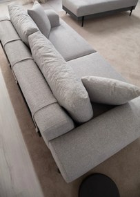 Sofá de 3 Lugares Eti – Cinzento – 220 cm x 98 cm x 78 cm