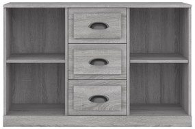 Aparador 104,5x35,5x67,5cm derivados de madeira cinzento sonoma