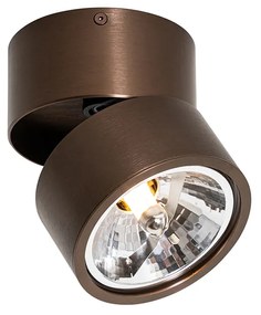 Foco moderno bronze escuro redondo ajustável - Go Nine Design