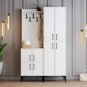 Hall Stand Berlin BA – Branco – 120x200x35 cm