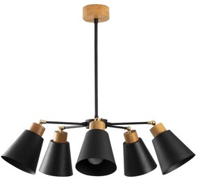Candeeiro Suspenso Manavgat – Preto – Diâmetro 58 cm, Altura 68 cm