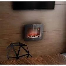 Lareira elétrica ReadyWarm 2600 Curved Flames potência de 2000 W. Duas intensidades 1000 W e 2000 W. Comando a distância