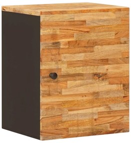 vidaXL Armário de Banheiro Suspenso com porta Natural 38 x 33 x 48 cm