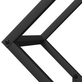 Suporte para lenha 50x25x50 cm aço laminado a frio preto