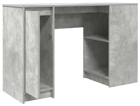 Secretária 120x42x76 cm derivados de madeira cinza cimento