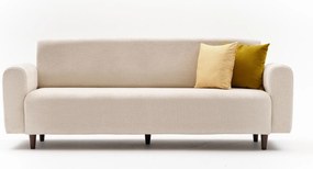 Sofá de 3 Lugares Noya – Creme – 220x87x70 cm