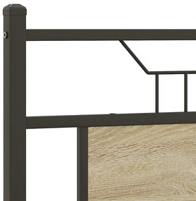 Estrutura cama s/ colchão derivados de madeira carvalho sonoma