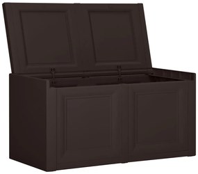 Caixa para almofadões 86x40x42 cm 85 L castanho