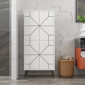 Armário Multiusos Dune – Branco – 62,6 cm x 136 cm x 35,6 cm