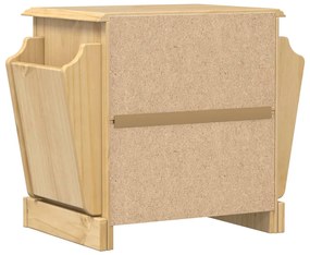 Mesa de cabeceira Corona 45x35x47,5 cm madeira de pinho maciça