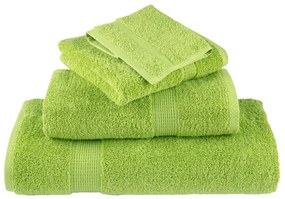 Toalhas banho premium SOLUND 10pcs 70x140cm 600 gsm verde maça
