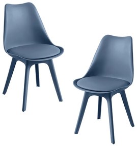 Pack 2 Cadeiras Synk Suprym - Azul Petróleo
