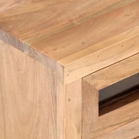 Móvel de TV 110x30x40 cm madeira de acácia maciça