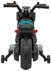 Mota elétrica para crianças 6V, Future 88, 3 a 5 anos Preta