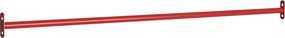 vidaXL Barra suspensa para crianças 125 cm aço vermelho