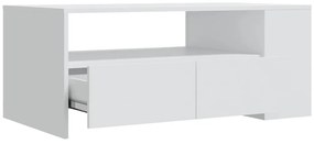 Mesa de centro 102x55x42 cm derivados de madeira branco