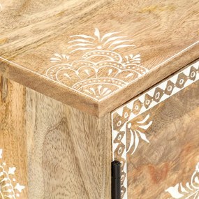Móvel de TV 120x30x40 cm madeira de mangueira maciça