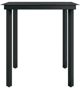 5 pcs conjunto de jantar para jardim com almofadões cinzento