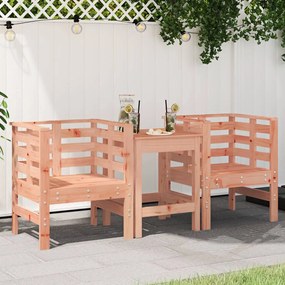 vidaXL Cadeiras de jardim 2 pcs 61,5x53x71cm madeira de douglas maciça