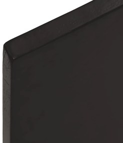 Prateleira de parede 60x50x2cm carvalho tratado castanho-escuro